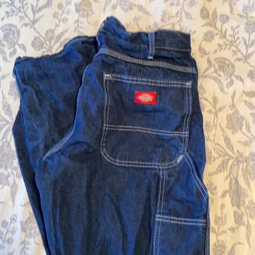 Dickies dark wash painters pant